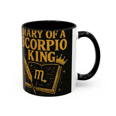 Scorpio King Coffee Mug | Astrological Gift, Zodiac Lover, Birthday Present, Astrology Decor, Unique Coffee Cup