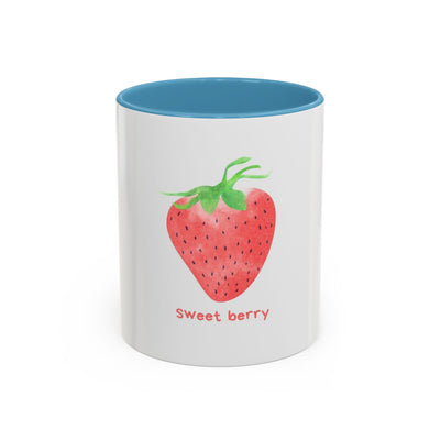 Sweet Berry Accent Coffee Mug - Perfect for Berry Lovers, Kitchen Decor, Gifts, and Daily Use