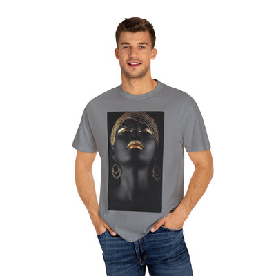 Elegant Black Woman T-Shirt, Unisex Shirt, Art Tee, Stylish Gift, Statement Top