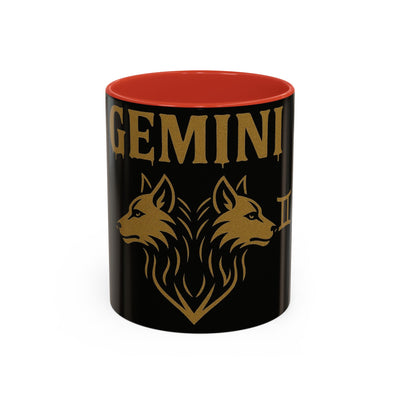 Gemini Accent Coffee Mug | Zodiac Gift for Astrology Lovers, Unique Tea Mug, Personalized Astrology Decor, Celestial Homeware