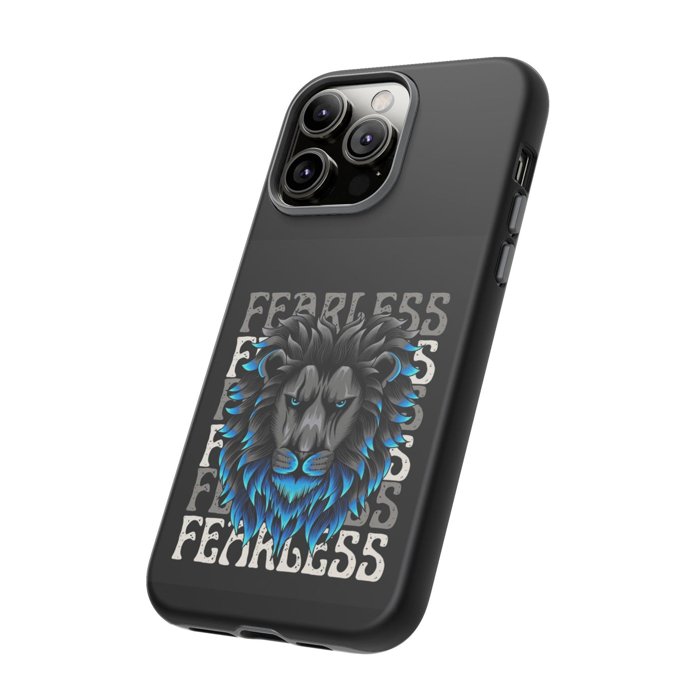 Fearless Lion Phone Case, Tough Phone Cover for Men, Unique Gift for Lion Lovers, Cool Tech Accessories, Bold Statement Case