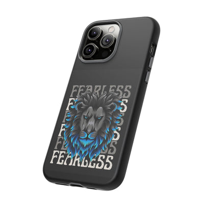 Fearless Lion Phone Case, Tough Phone Cover for Men, Unique Gift for Lion Lovers, Cool Tech Accessories, Bold Statement Case