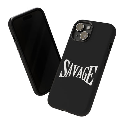 Savage Phone Case | Tough Cases for Bold Personalities | Stylish, Durable, Customizable, Trendy Gifts for Friends, Birthday, Everyday Use