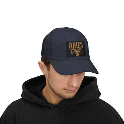 Aries Zodiac Classic Dad Cap | Astrology Hat, Custom Embroidered, Gifts for Him, Birthday, Everyday Wear, Zodiac Sign