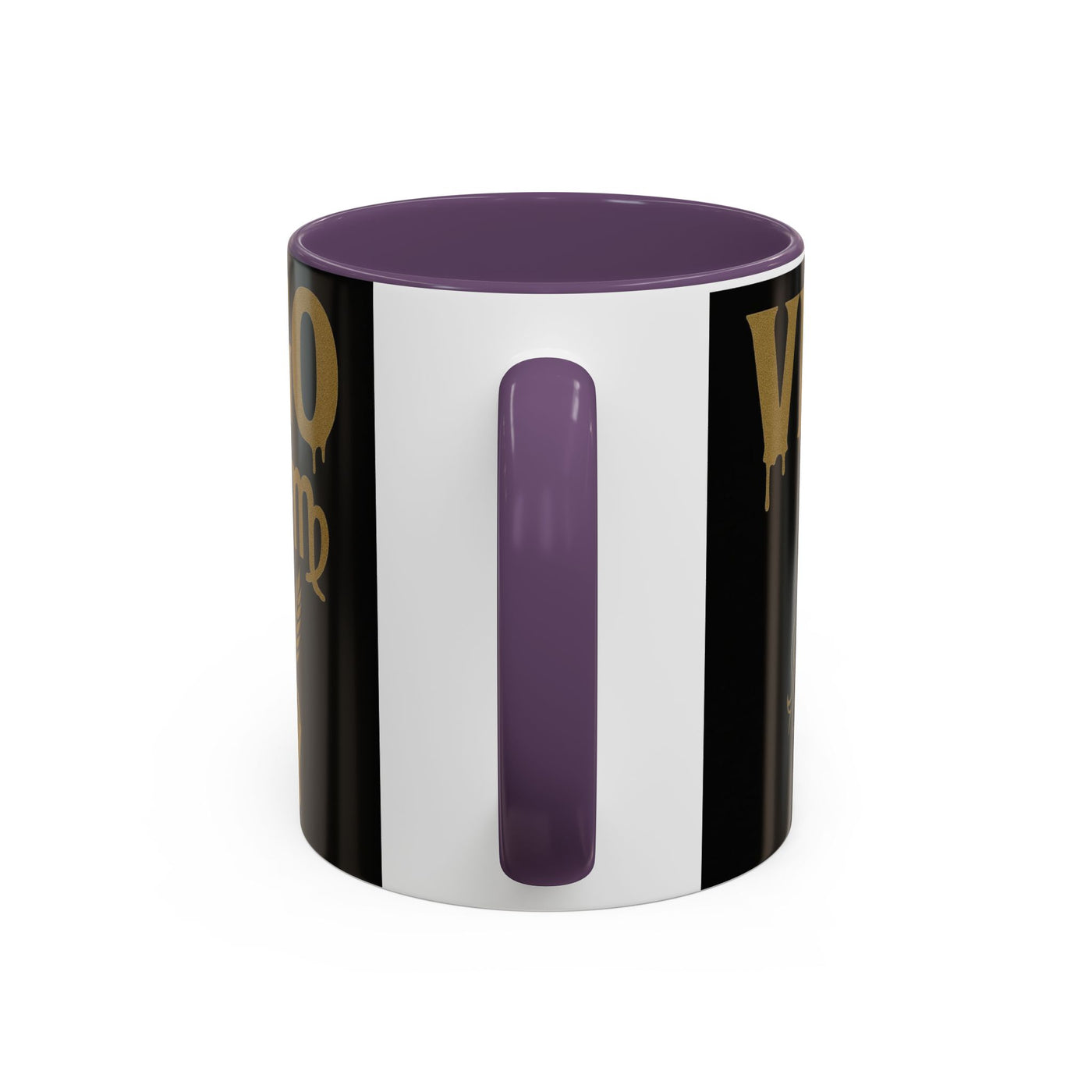 Astrology Virgo Coffee Mug, Zodiac Gift for Virgo Season, Horoscope Mug, Black and Gold Mugs, Astrology Gifts