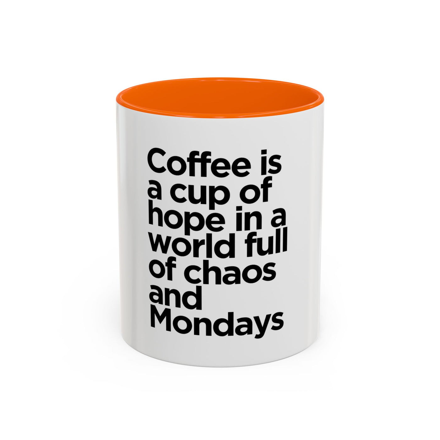 Inspirational Coffee Mug, Motivational Gift for Coffee Lovers, Perfect for Monday Motivation, Modern Black and White Design