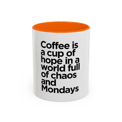 Inspirational Coffee Mug, Motivational Gift for Coffee Lovers, Perfect for Monday Motivation, Modern Black and White Design