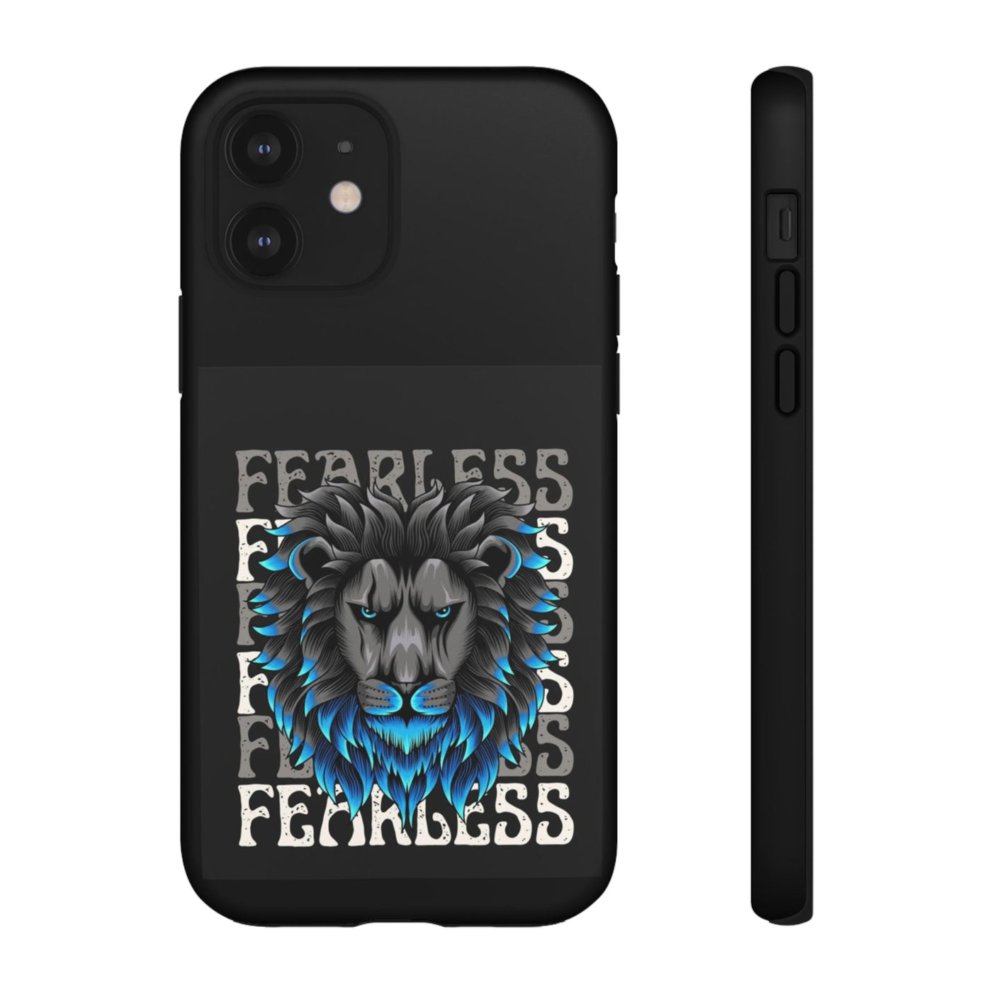 Fearless Lion Phone Case, Tough Phone Cover for Men, Unique Gift for Lion Lovers, Cool Tech Accessories, Bold Statement Case