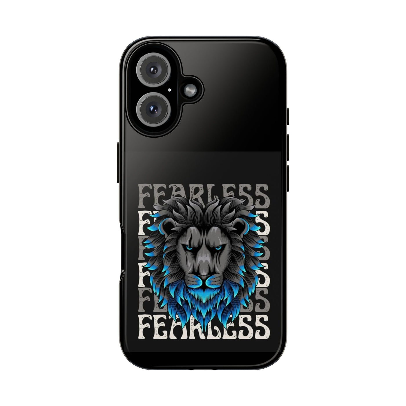 Fearless Lion Phone Case, Tough Phone Cover for Men, Unique Gift for Lion Lovers, Cool Tech Accessories, Bold Statement Case