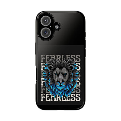 Fearless Lion Phone Case, Tough Phone Cover for Men, Unique Gift for Lion Lovers, Cool Tech Accessories, Bold Statement Case