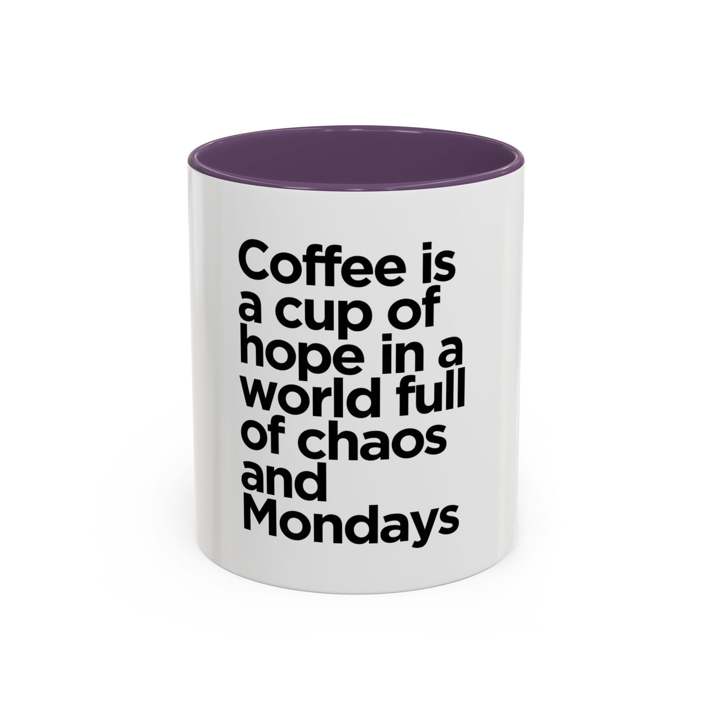 Inspirational Coffee Mug, Motivational Gift for Coffee Lovers, Perfect for Monday Motivation, Modern Black and White Design