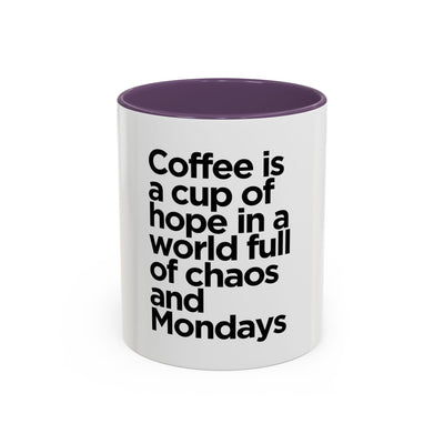 Inspirational Coffee Mug, Motivational Gift for Coffee Lovers, Perfect for Monday Motivation, Modern Black and White Design