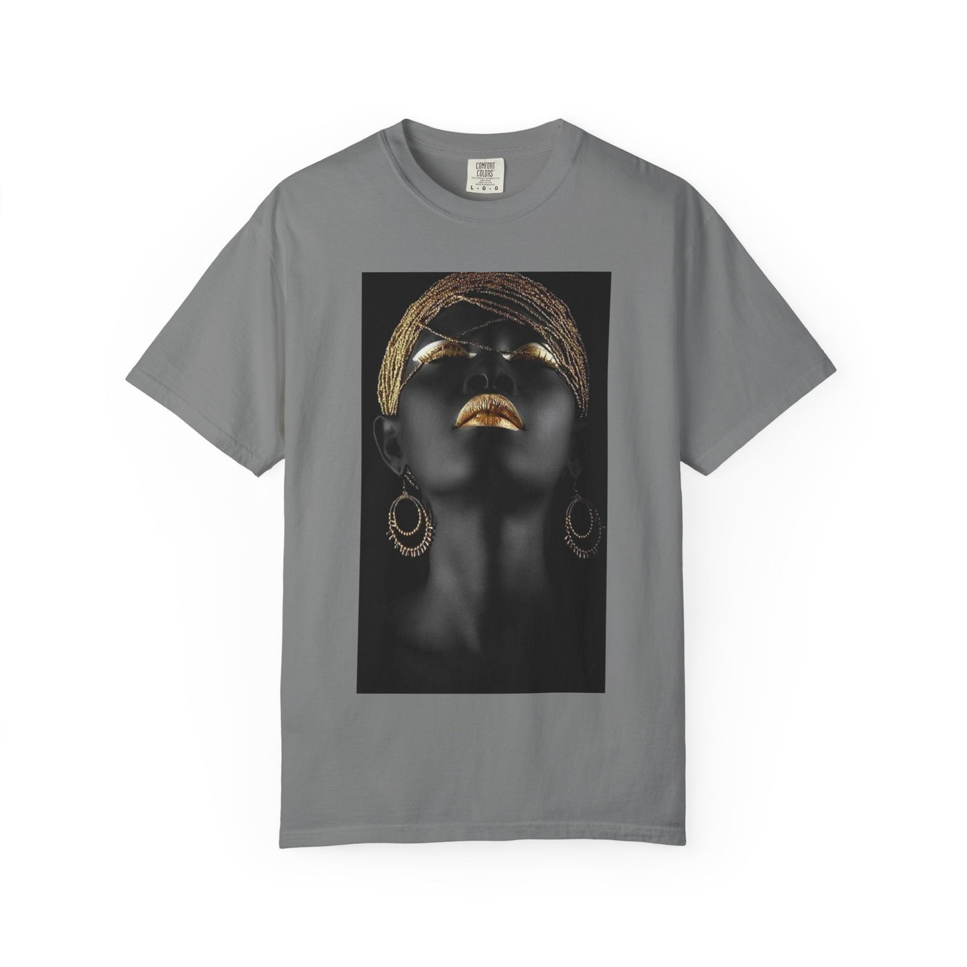 Elegant Black Woman T-Shirt, Unisex Shirt, Art Tee, Stylish Gift, Statement Top