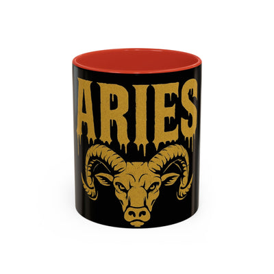 Aries Zodiac Accent Coffee Mug | 11oz & 15oz | Astrology Gift for Aries | Birthday Mug | Unique Aries Decor | Coffee Lover's Gift | [...]