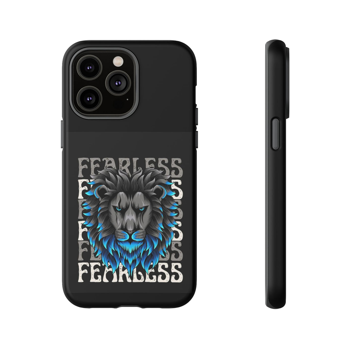 Fearless Lion Phone Case, Tough Phone Cover for Men, Unique Gift for Lion Lovers, Cool Tech Accessories, Bold Statement Case