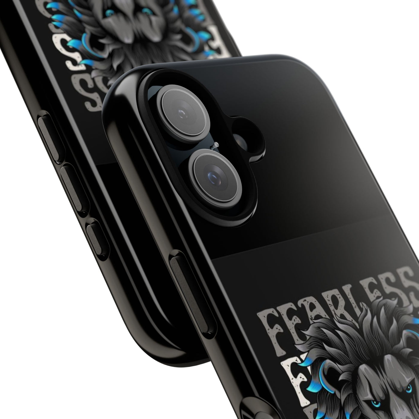 Fearless Lion Phone Case, Tough Phone Cover for Men, Unique Gift for Lion Lovers, Cool Tech Accessories, Bold Statement Case