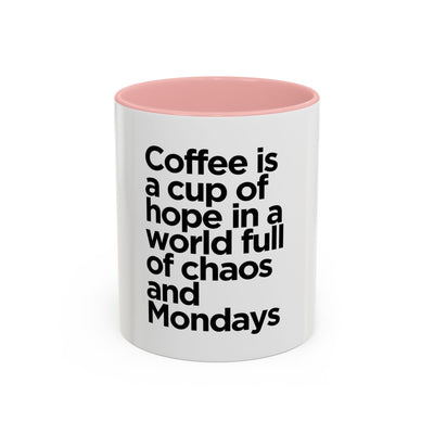 Inspirational Coffee Mug, Motivational Gift for Coffee Lovers, Perfect for Monday Motivation, Modern Black and White Design