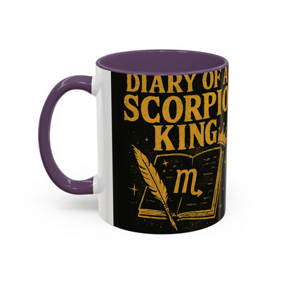 Scorpio King Coffee Mug | Astrological Gift, Zodiac Lover, Birthday Present, Astrology Decor, Unique Coffee Cup
