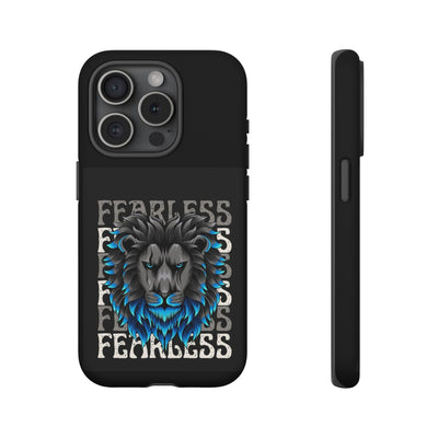 Fearless Lion Phone Case, Tough Phone Cover for Men, Unique Gift for Lion Lovers, Cool Tech Accessories, Bold Statement Case