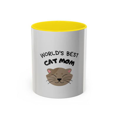 World's Best Cat Mom Coffee Mug - Great Gift for Cat Lovers, Personalized Cat Mom Mug, Cute Coffee Cup for Mother's Day, Fun [...]