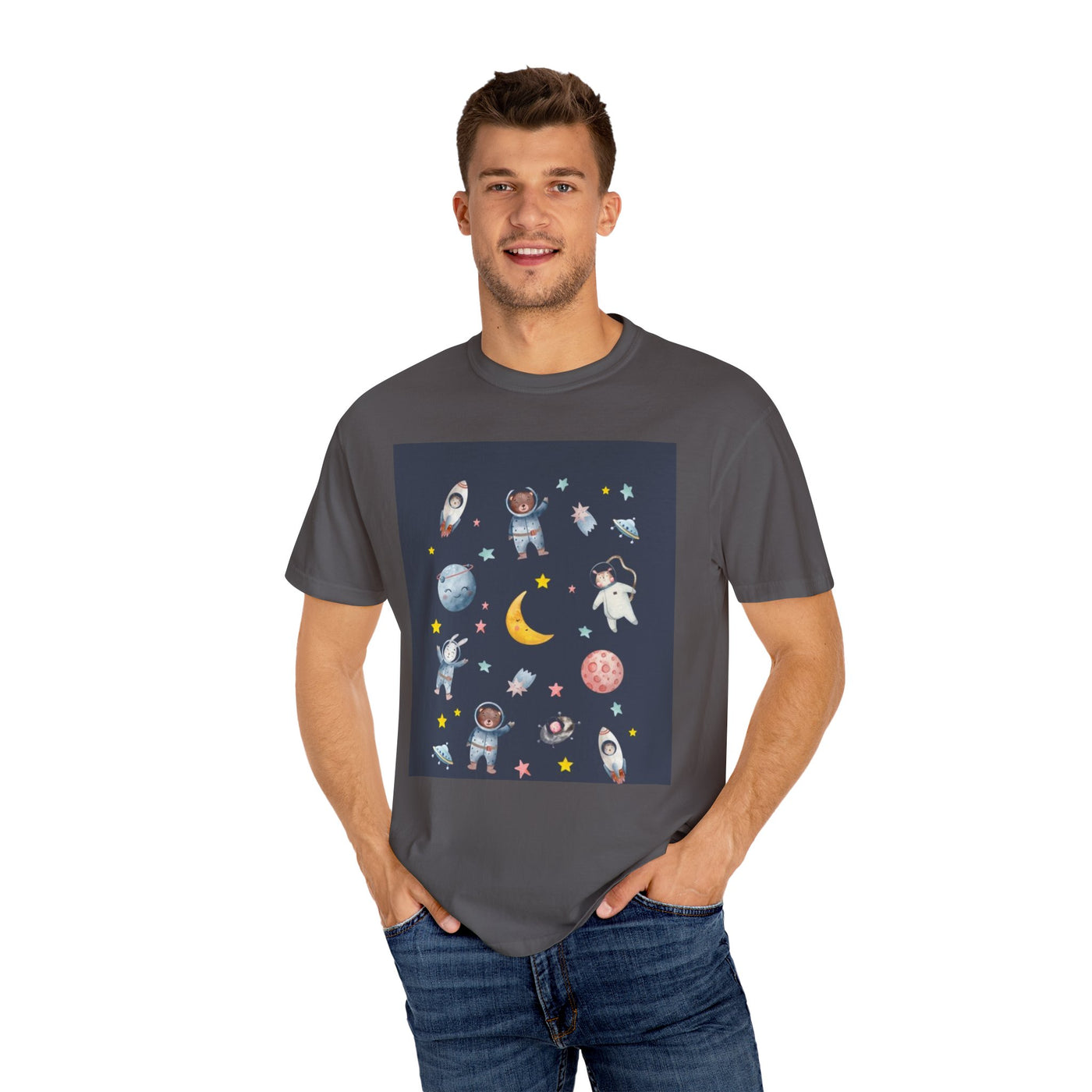 Cosmic Adventure T-Shirt - Unisex Space Graphic Tee, Gift for Astronaut Lovers, Kids & Adults, Astronomy Enthusiast, Birthday Present