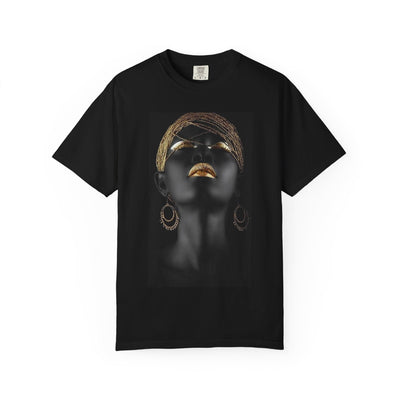 Elegant Black Woman T-Shirt, Unisex Shirt, Art Tee, Stylish Gift, Statement Top