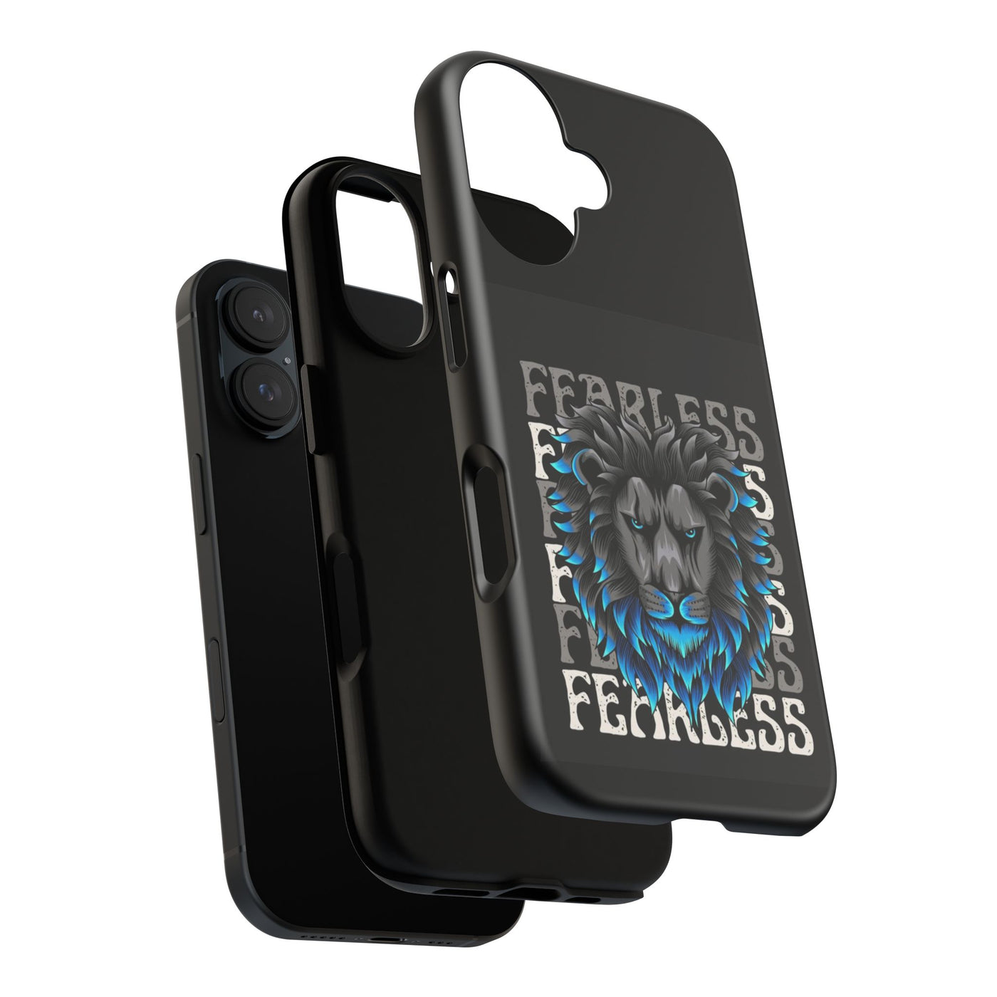 Fearless Lion Phone Case, Tough Phone Cover for Men, Unique Gift for Lion Lovers, Cool Tech Accessories, Bold Statement Case