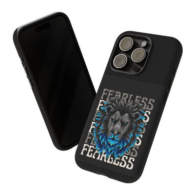 Fearless Lion Phone Case, Tough Phone Cover for Men, Unique Gift for Lion Lovers, Cool Tech Accessories, Bold Statement Case