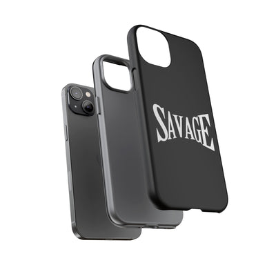 Savage Phone Case | Tough Cases for Bold Personalities | Stylish, Durable, Customizable, Trendy Gifts for Friends, Birthday, Everyday Use