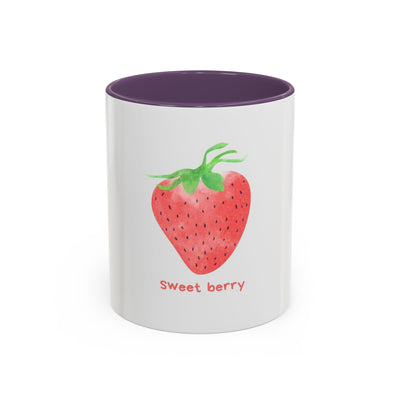 Sweet Berry Accent Coffee Mug - Perfect for Berry Lovers, Kitchen Decor, Gifts, and Daily Use