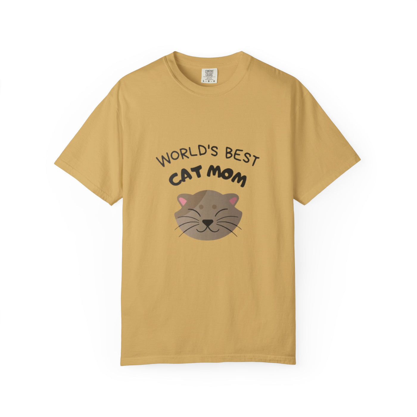 World's Best Cat Mom T-Shirt, Cute Cat Gift, Animal Lover Tee, Cat Mom Apparel, Funny T-Shirt for Pet Owners, Cat Themed Gift