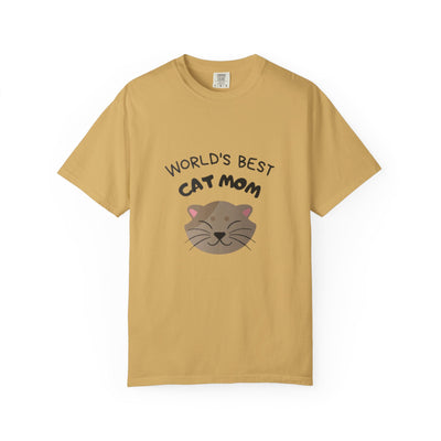 World's Best Cat Mom T-Shirt, Cute Cat Gift, Animal Lover Tee, Cat Mom Apparel, Funny T-Shirt for Pet Owners, Cat Themed Gift