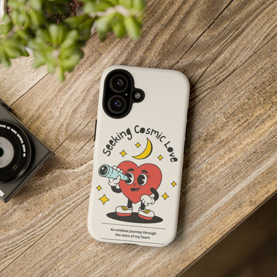 Cosmic Love Phone Case - Whimsical Heart Design, Cute Gift for Astronomers, Fun Accessories for Star Lovers, Adorable Tech Decor, [...]