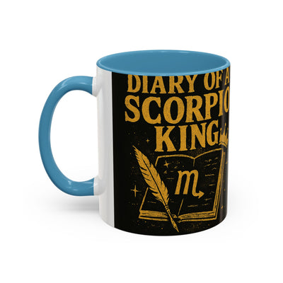 Scorpio King Coffee Mug | Astrological Gift, Zodiac Lover, Birthday Present, Astrology Decor, Unique Coffee Cup