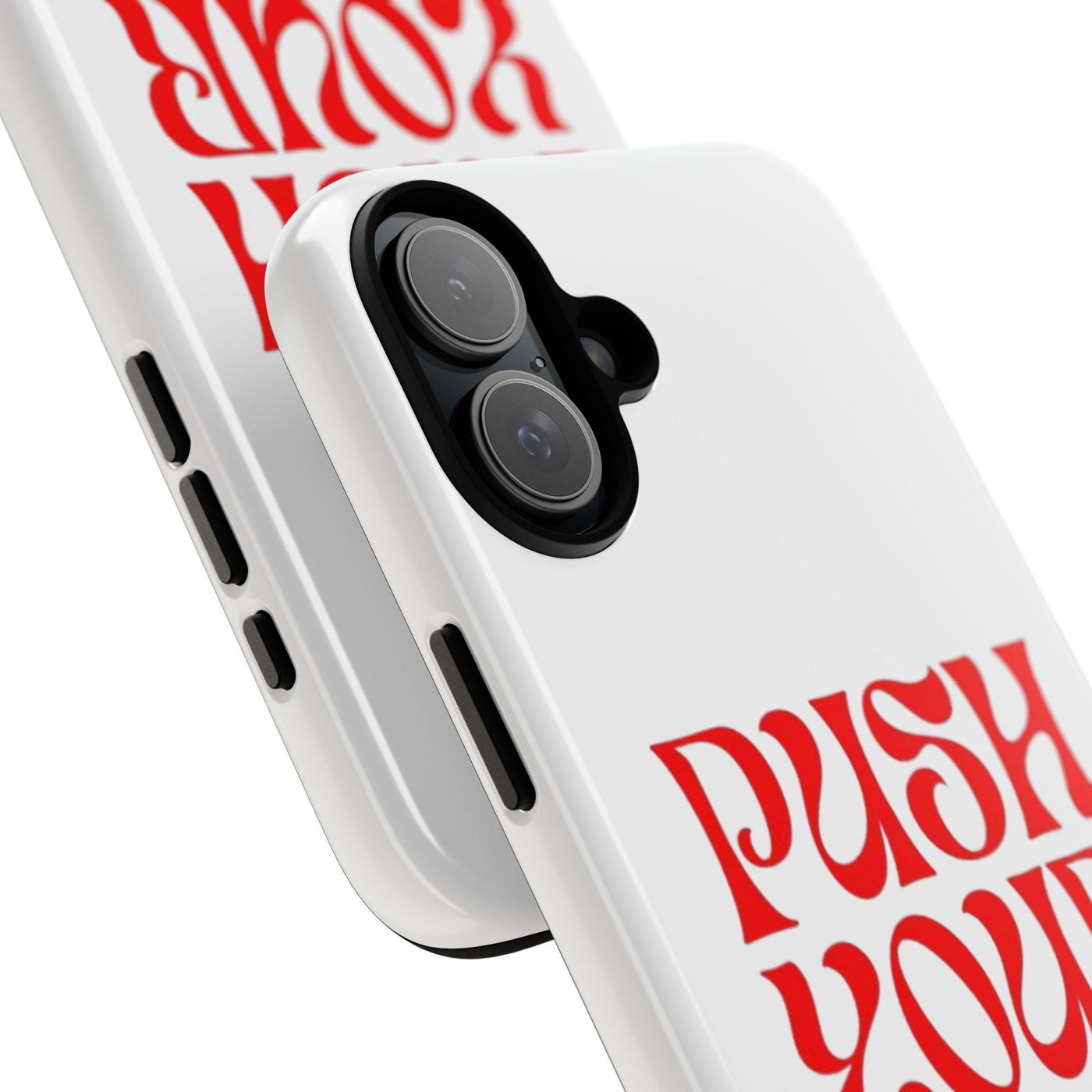 Bold Motivational Phone Case, Push Your Limit, Gym Lovers, Gift for Students, Inspiring Tech Accessory