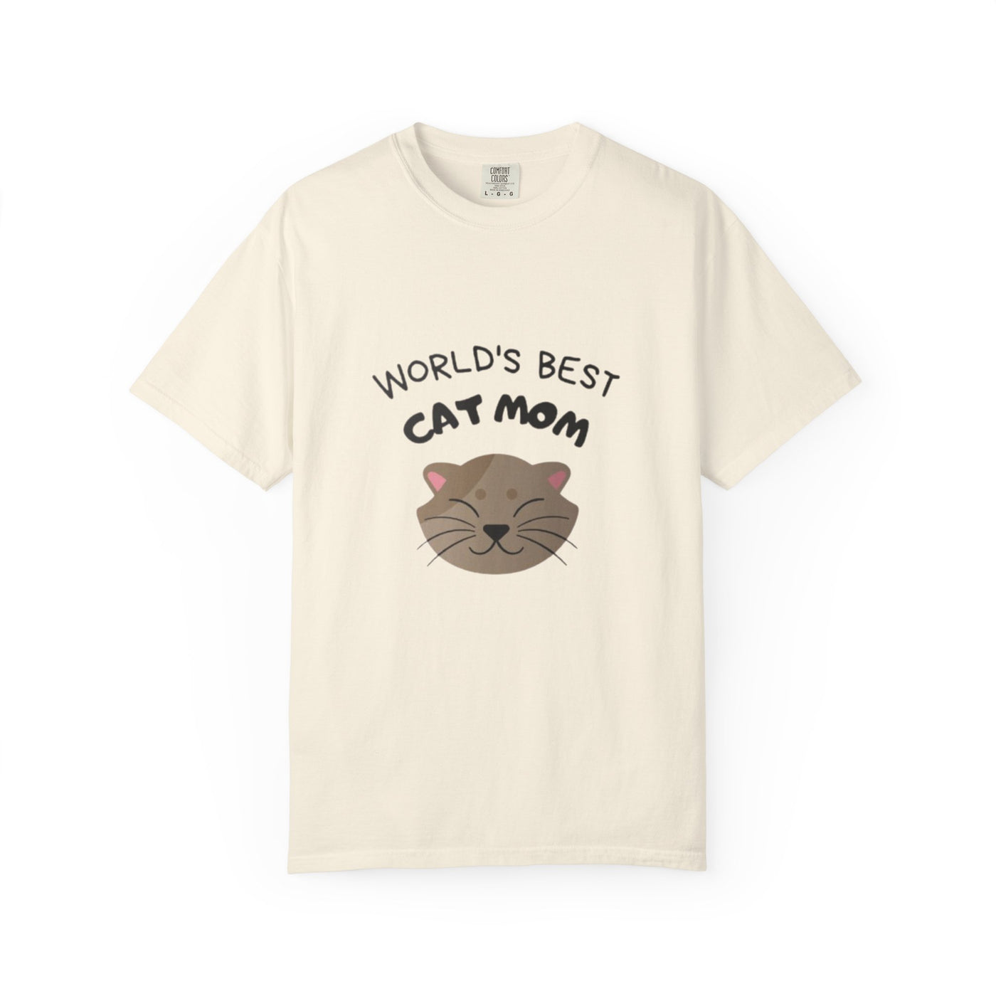 World's Best Cat Mom T-Shirt, Cute Cat Gift, Animal Lover Tee, Cat Mom Apparel, Funny T-Shirt for Pet Owners, Cat Themed Gift