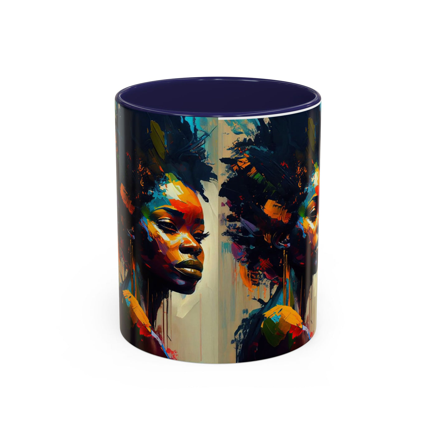 Bold Art Coffee Mug | Unique Gift for Art Lovers, 11oz or 15oz Accent Mug, Inspirational Coffee Cup, Home Decor