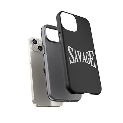 Savage Phone Case | Tough Cases for Bold Personalities | Stylish, Durable, Customizable, Trendy Gifts for Friends, Birthday, Everyday Use