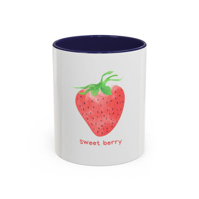 Sweet Berry Accent Coffee Mug - Perfect for Berry Lovers, Kitchen Decor, Gifts, and Daily Use