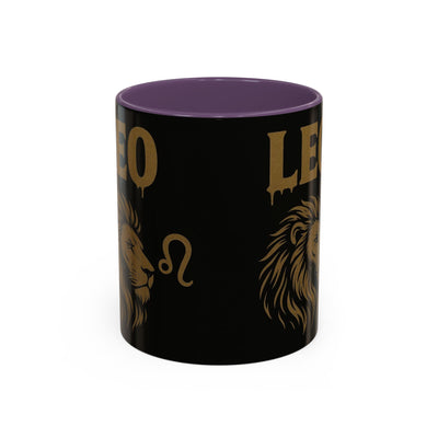 Leo Zodiac Coffee Mug | Astrology Gift for Leo Birthdays, Unique Coffee Cup, Horoscope Lover, Personalized Mug, Celestial Decor