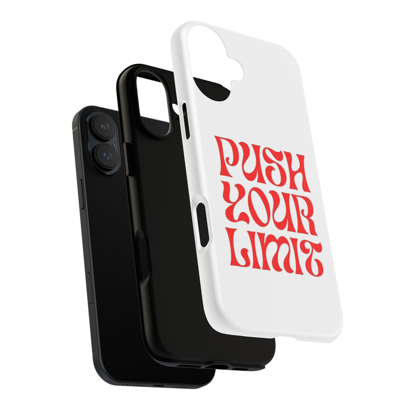 Bold Motivational Phone Case, Push Your Limit, Gym Lovers, Gift for Students, Inspiring Tech Accessory